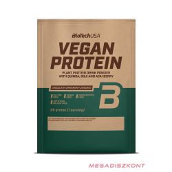   BioTech fehérjepor Vegan Protein 25g - csokoládé-fahéj (50 db/#)