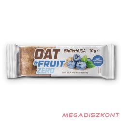 BioTech zabszelet Oat and Fruit Zero 70g - áfonya (20 db/#)