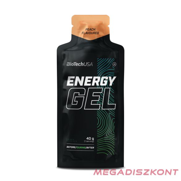 BioTech Energy Gel 40g - őszibarack (12 db/#)