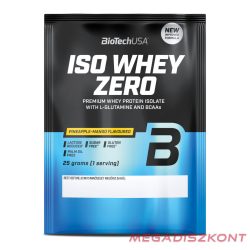   BioTech fehérjepor Iso Whey Zero 25g - ananász-mangó (50 db/#)