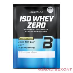 BioTech fehérjepor Iso Whey Zero 25g - banán (50 db/#)