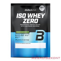 BioTech fehérjepor Iso Whey Zero 25g - pisztácia (50 db/#)