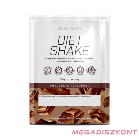 BioTech fehérjepor Diet Shake 30g - csokoládé (50 db/#)