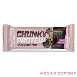   BioTech proteinszelet Chunky Protein 50g - Black Biscuit (20 db/#)