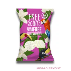 FreeScuits gluténmentes keksz 200g - vaníliás (21 db/#)