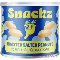 Snackz földimogyoró fémdobozban 150g - sós (12 db/#)