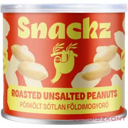 Snackz földimogyoró fémdobozban 150g - sótlan (12 db/#)