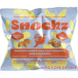   Snackz pörkölt kesudió-földimogyoró 50g - mézes-tengeri sós (24db/#)