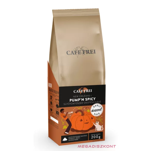 Cafe Frei őrölt kávé 200g - New Orléans-i Pump n spicy sütőtökfűszer (12 db/#)