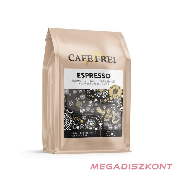 Cafe Frei szemes kávé 550g - Brazil espresso pekándió ízesítéssel  (10 db/#)