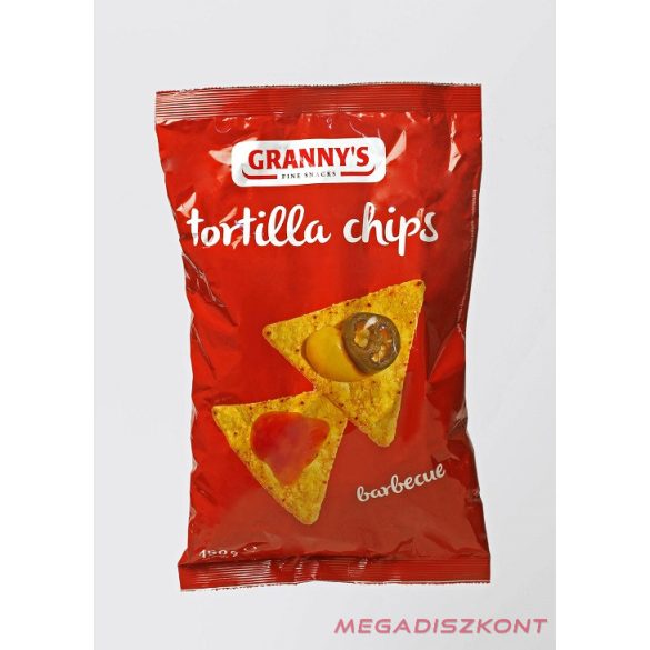 Granny’s Tortilla Chips BBQ 150g (12 db/#)