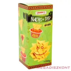 Granny’s Nacho és Dip Enyhén sós 150g (16 db/#)
