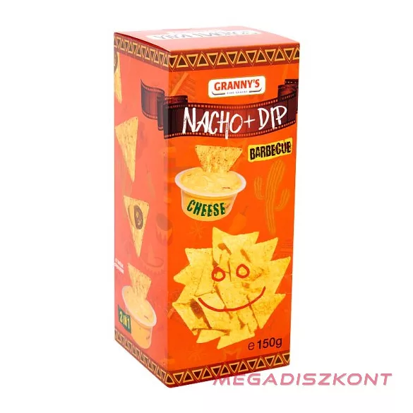 Granny’s Nacho és Dip BBQ 150g (16 db/#)