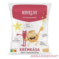   Hester's Life zabkása 50g - vaníliás-kekszes krémkása (16 db/#)