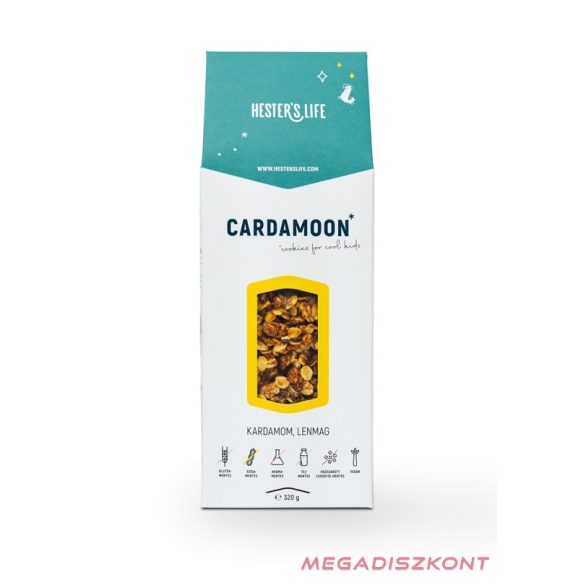 Hester's Life Cardamoon Cookies gabonapehely 320g - kardamomos-lenmagos (20db/#)