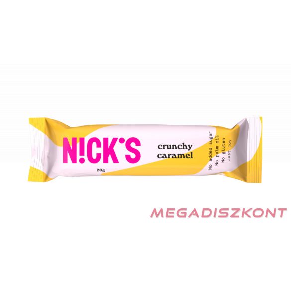 Nick's szelet 28g - CRUNCHY CARAMEL (21 db/#)