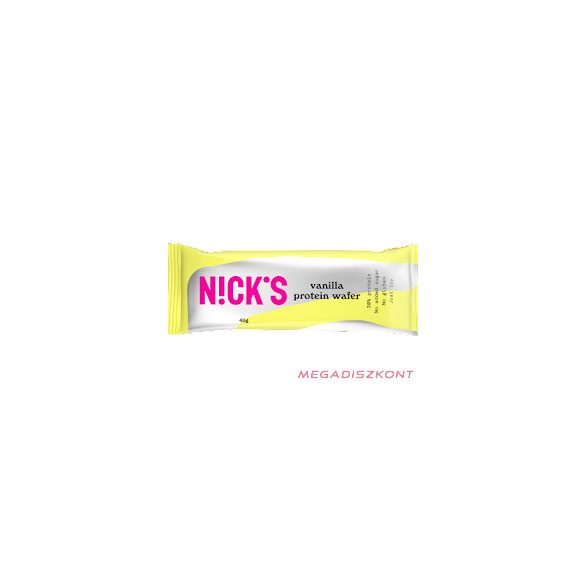 Nick's fehérjés ostyaszeszelet 40g - VANÍLIÁS (24 db/#)