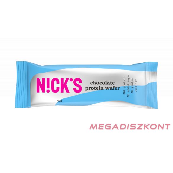 Nick's fehérjés ostyaszeszelet 40g - CSOKIS (24 db/#)