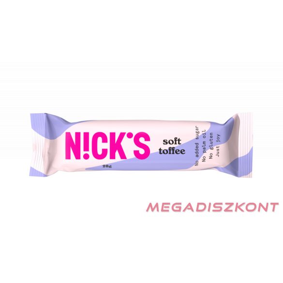 Nick's szelet 28g - TEJKARAMELLA (15 db/#)