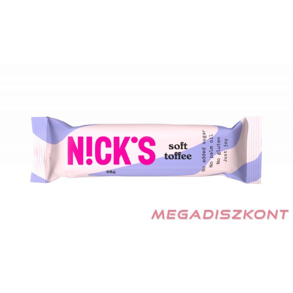 Nick's szelet 28g - TEJKARAMELLA (15 db/#)