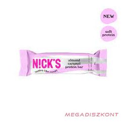 Nick's fehérjeszelet 50g - almond caramel (12 db/#)