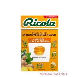 Ricola 40g - Gyömbér-Narancsmenta (10 db/#)