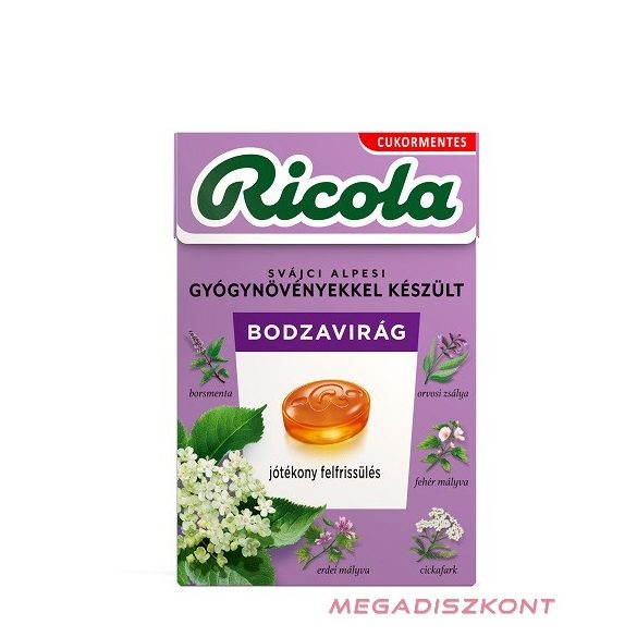 Ricola 40g - Bodza (10 db/#)