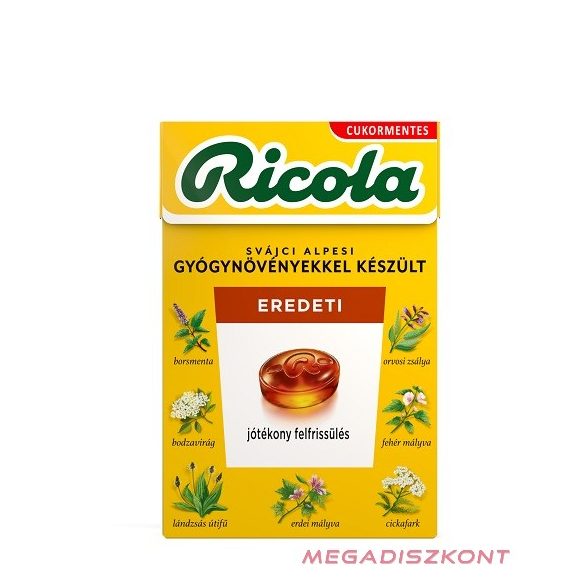 Ricola 40g - Original Herb (10 db/#)
