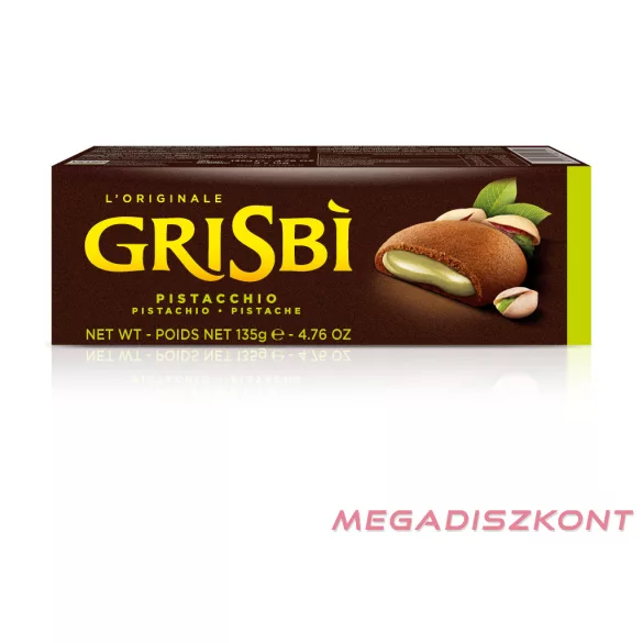 Grisbi töltött keksz 135g - Pistachio (12 db/#)