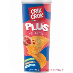   Crik Crok gluténmentes burgonya chips 100g - KETCHUP (15 db/#)