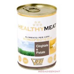   Healthy Meat kutyaeledel konzerv 400g - MONOPROTEIN vaddisznó és burgonya (24 db