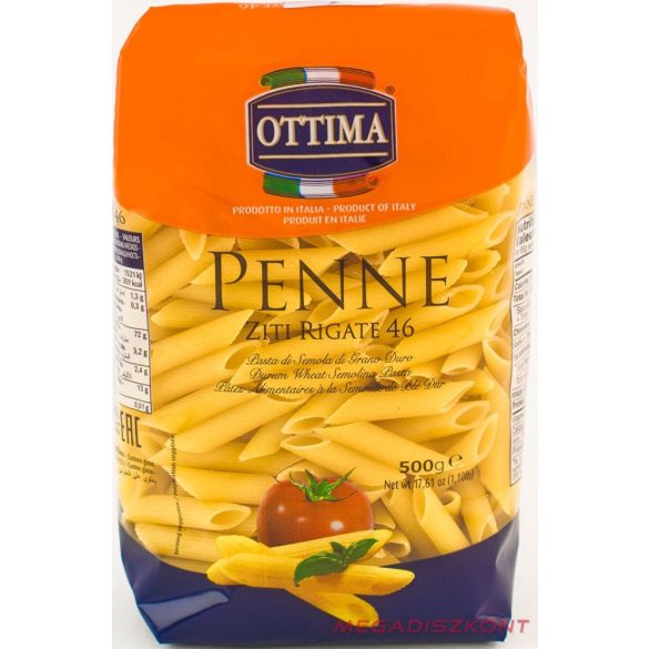 Ottima Penne rigate durum tészta 500g