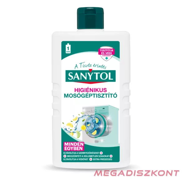 Sanytol higiénikus mosógéptisztító 250 ml (6 db/#)