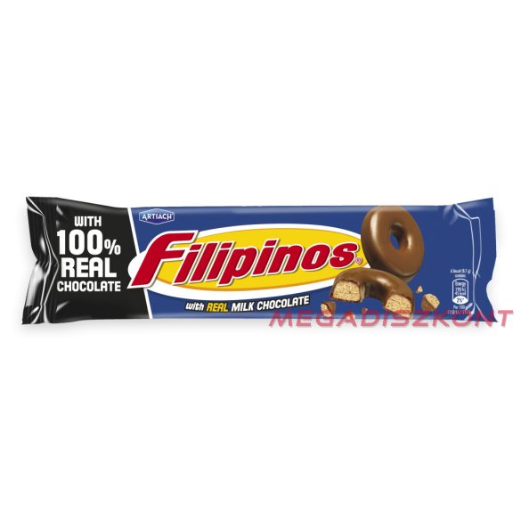 FILIPINOS keksz 120g - Tejcsokoládés (12 db/#)