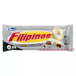 FILIPINOS keksz 29,6g - Fehércsokoládé (14 db/#)