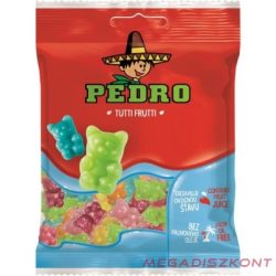 Pedro gumicukor 80g - Tutti Frutti (20 db/#)