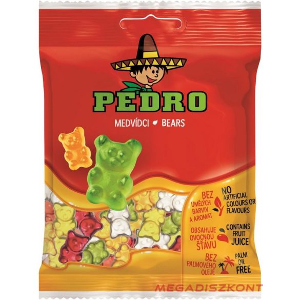 Pedro gumicukor 80g - Bears (20 db/#)
