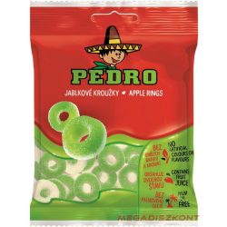 Pedro gumicukor 80g - Apple rings (20 db/#)