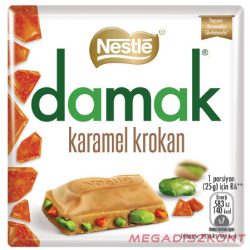   Nestlé Damak táblás csokoládé 60g - pisztáciás karamellás csokoládé (6 db/#)