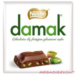   Nestlé Damak táblás csokoládé 60g - pisztáciás tejcsokoládé (6 db/#)