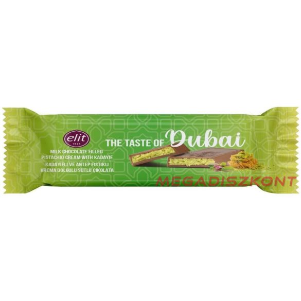 Elit Taste of Dubai 30g - Dubai csokoládé tejcsokoládés (24 db/#)
