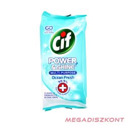 Cif törlőkendő 60 db Power&Shine Ocean