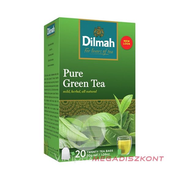 Dilmah zöld tea 20x1,5g - Natúr (12 db/#)