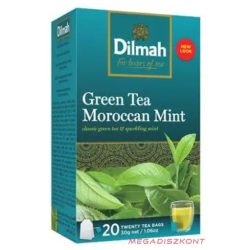 Dilmah zöld tea 20x1,5g - Marokkói menta (12 db/#)