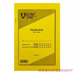 Nyomtatvány pénztárzárás VECTRALINE A/5 50x2 lapos