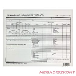 Nyomtatvány munkavállaló egészségügyi törzslapja