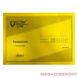   Nyomtatvány pénztárjelentés VECTRALINE A/4 25x2 lapos fekvő