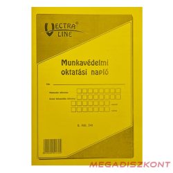 Nyomtatvány munkavédelmi oktatási napló VECTRALINE