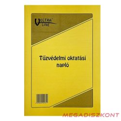 Nyomtatvány tűzvédelmi oktatási napló VECTRALINE