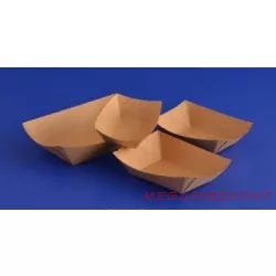   Streetfood papír csónak barna 800 ml 215x150x40mm (500 db/karton)